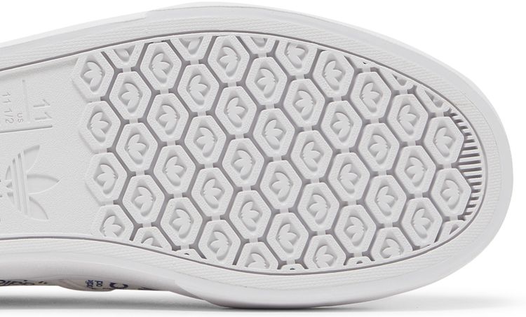 Adidas Court Rallye Slip Allover Logo Collegiate Royal