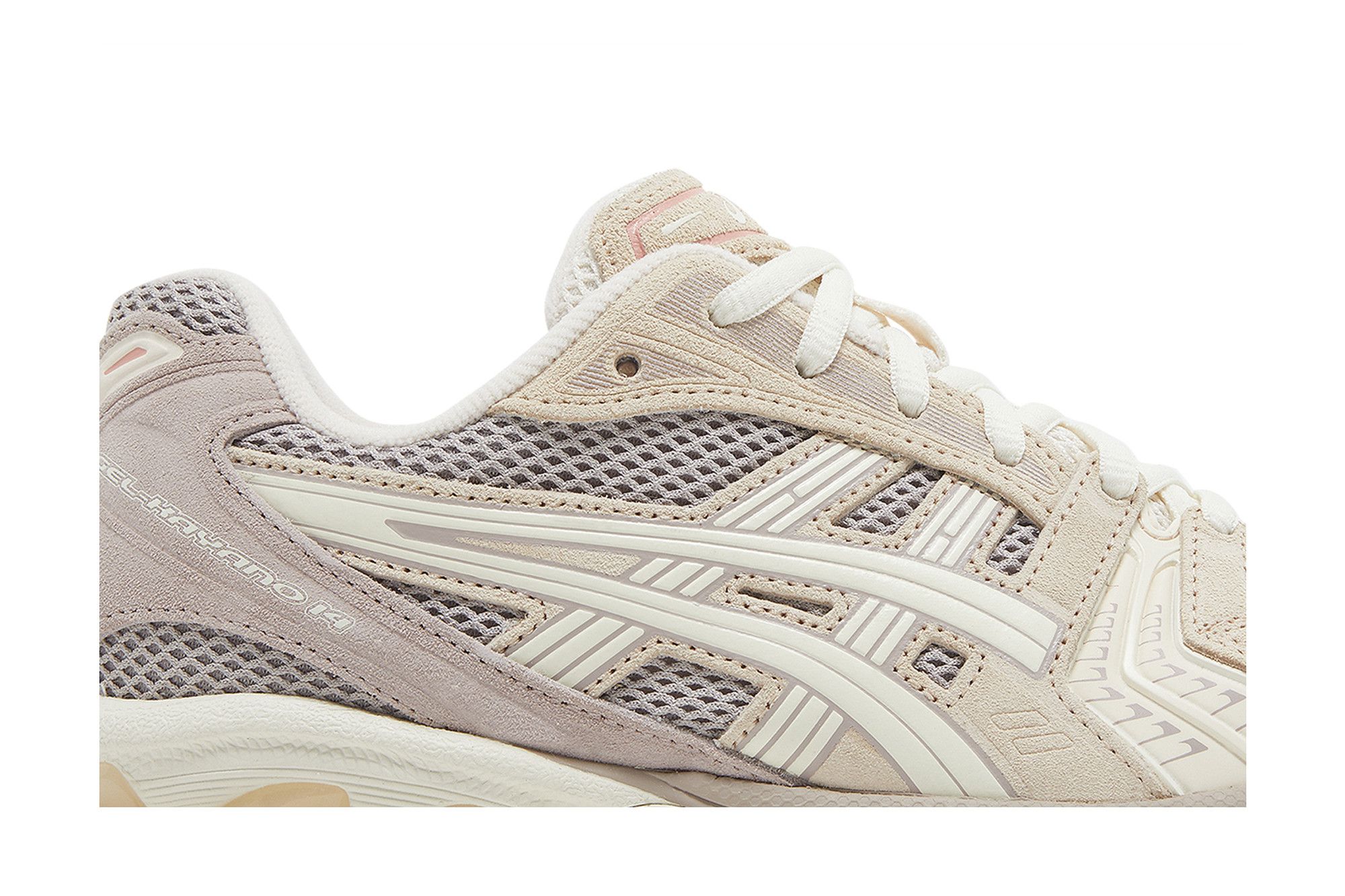 Size 5.0 Wmns Gel Kayano 14 White Peach Cream