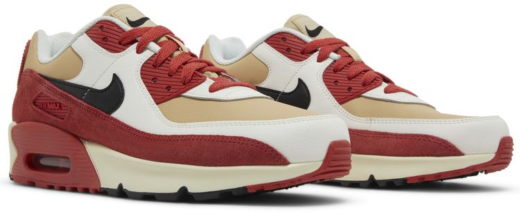 Nike Air Max 90 Leather GS Sesame Red Clay