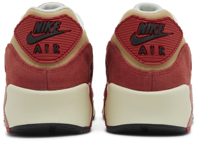 Nike Air Max 90 Leather GS Sesame Red Clay