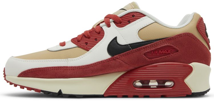 Nike Air Max 90 Leather GS Sesame Red Clay