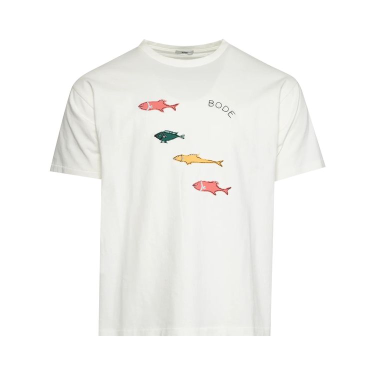 Buy Bode Fish Tee 'Cream' - MRS23CS015 | GOAT