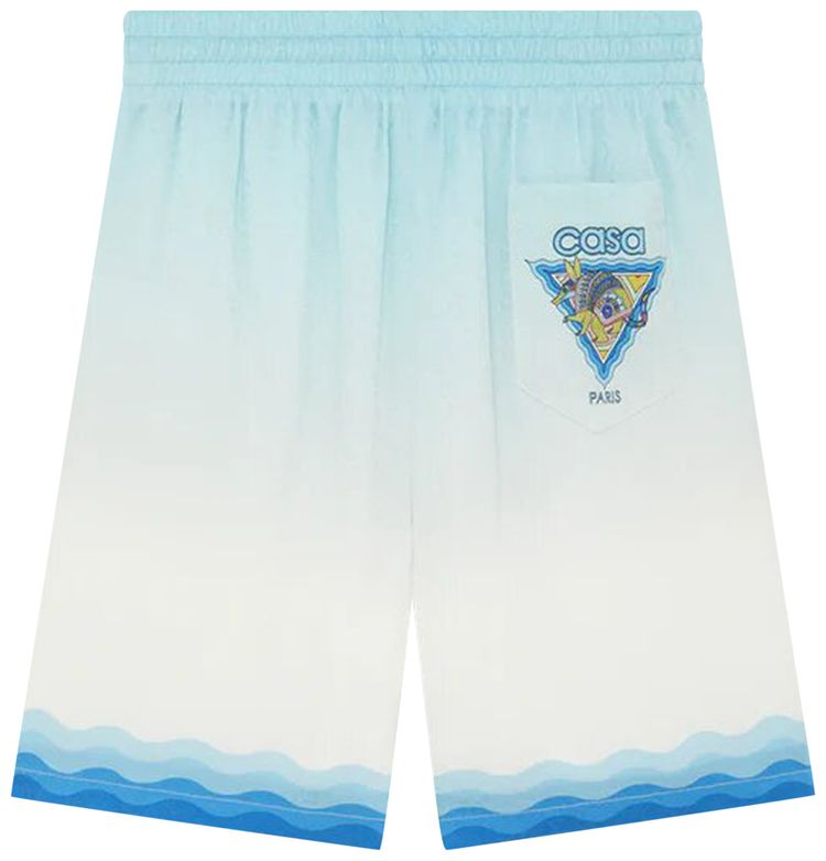 Casablanca Silk Drawstring Short Alebrije Armadillo