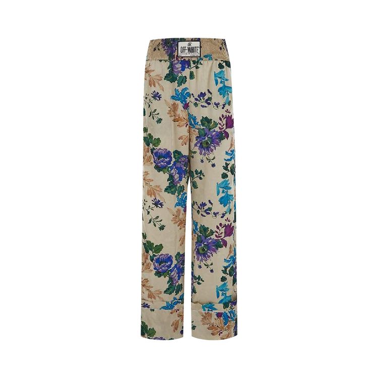 Off White Camoflo Jacq Pajama Pant SandMulticolor