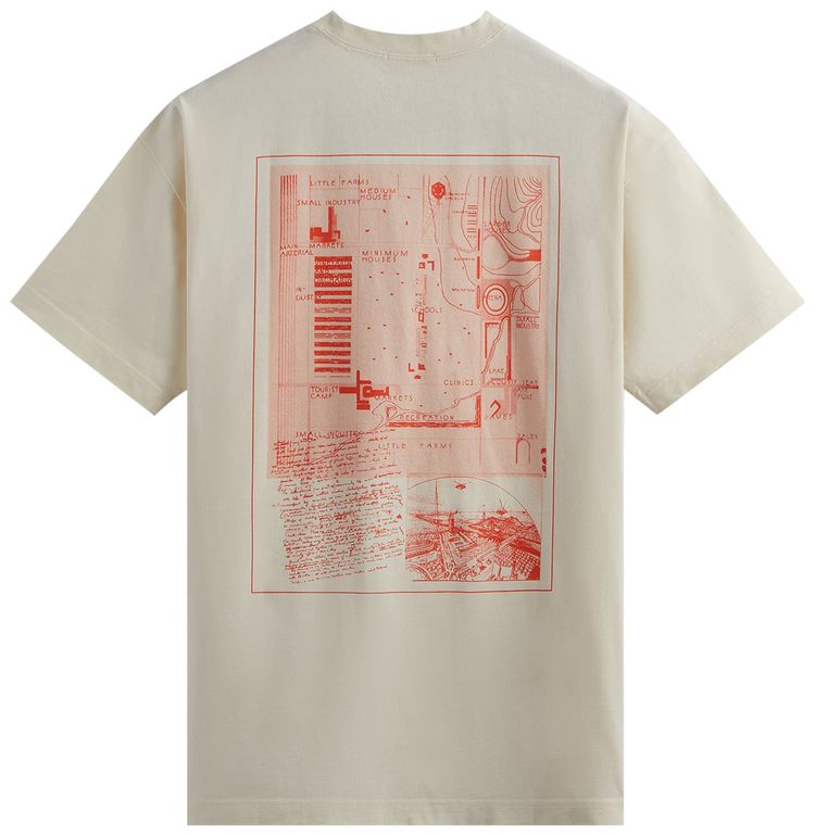 Kith For Frank Lloyd Wright Foundation Drawing Tee Sandrift