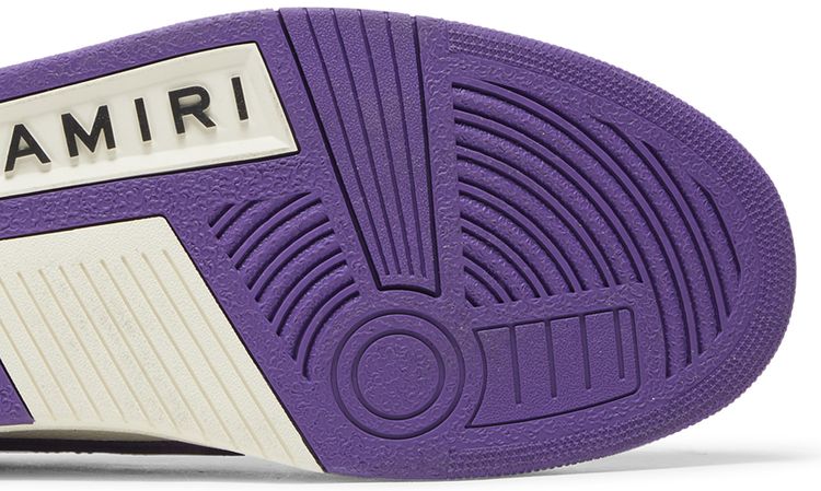 Amiri Skel Top Low White Purple
