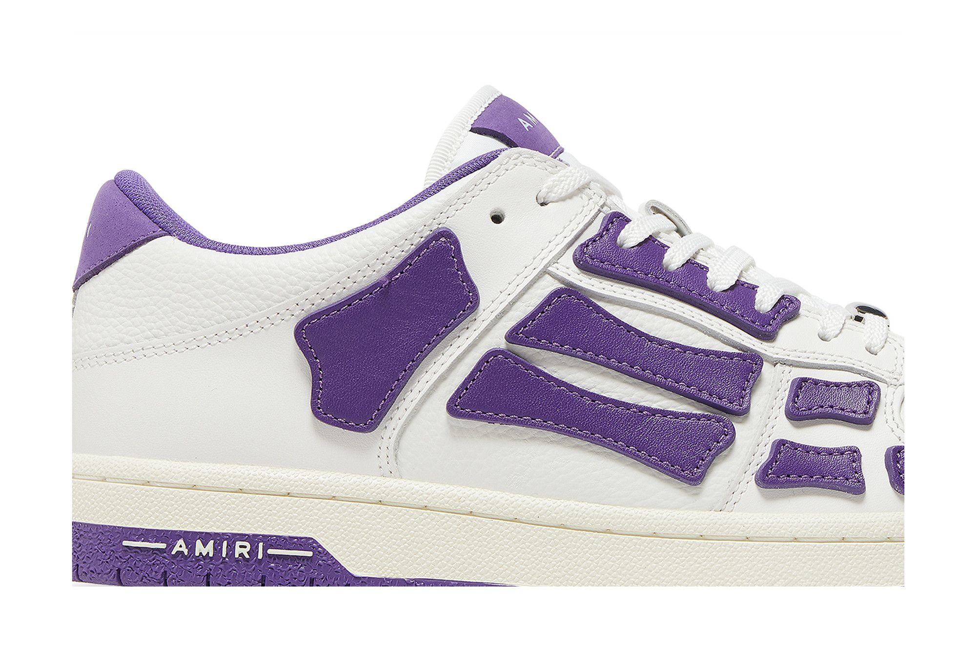 Buy Amiri Skel Top Low 'White Purple' - PS22MFS003 196 | GOAT