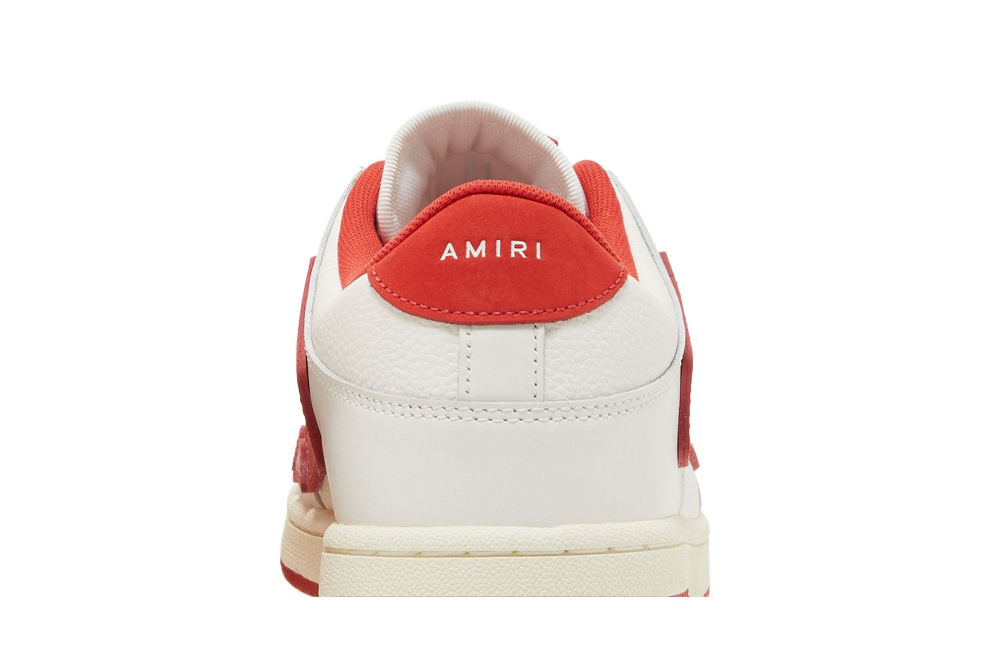 Buy Amiri Skel Top Low 'White Red' - MFS003 124 | GOAT
