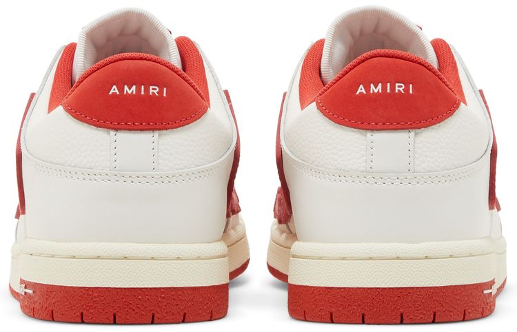Amiri Skel Top Low White Red