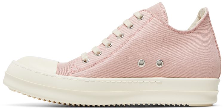 Rick Owens Wmns EDFU DRKSHDW Canvas Low Faded Pink