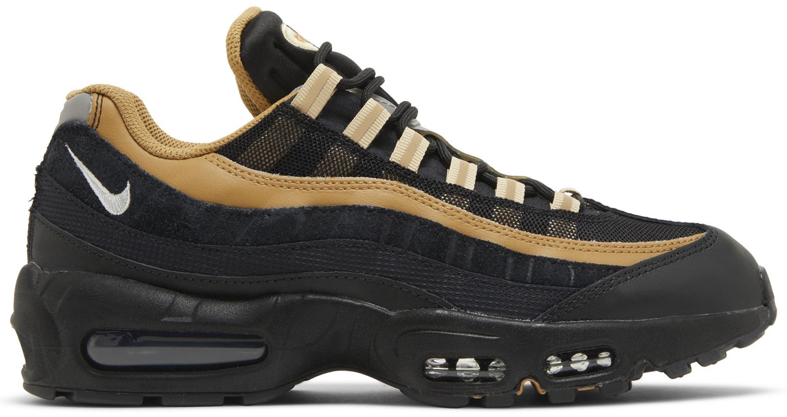 gold black air max 95