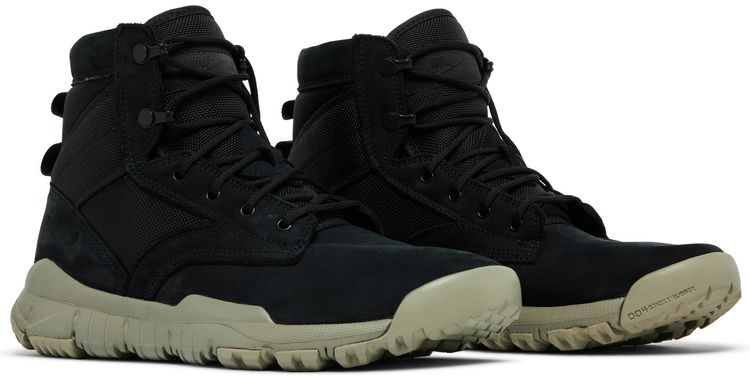SFB Field 6 Inch Leather Boot Black Light Taupe