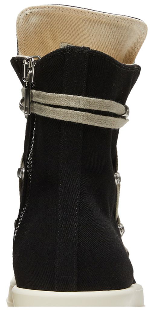 Rick Owens DRKSHDW Strobe Cotton Denim Hexa High Black Milk