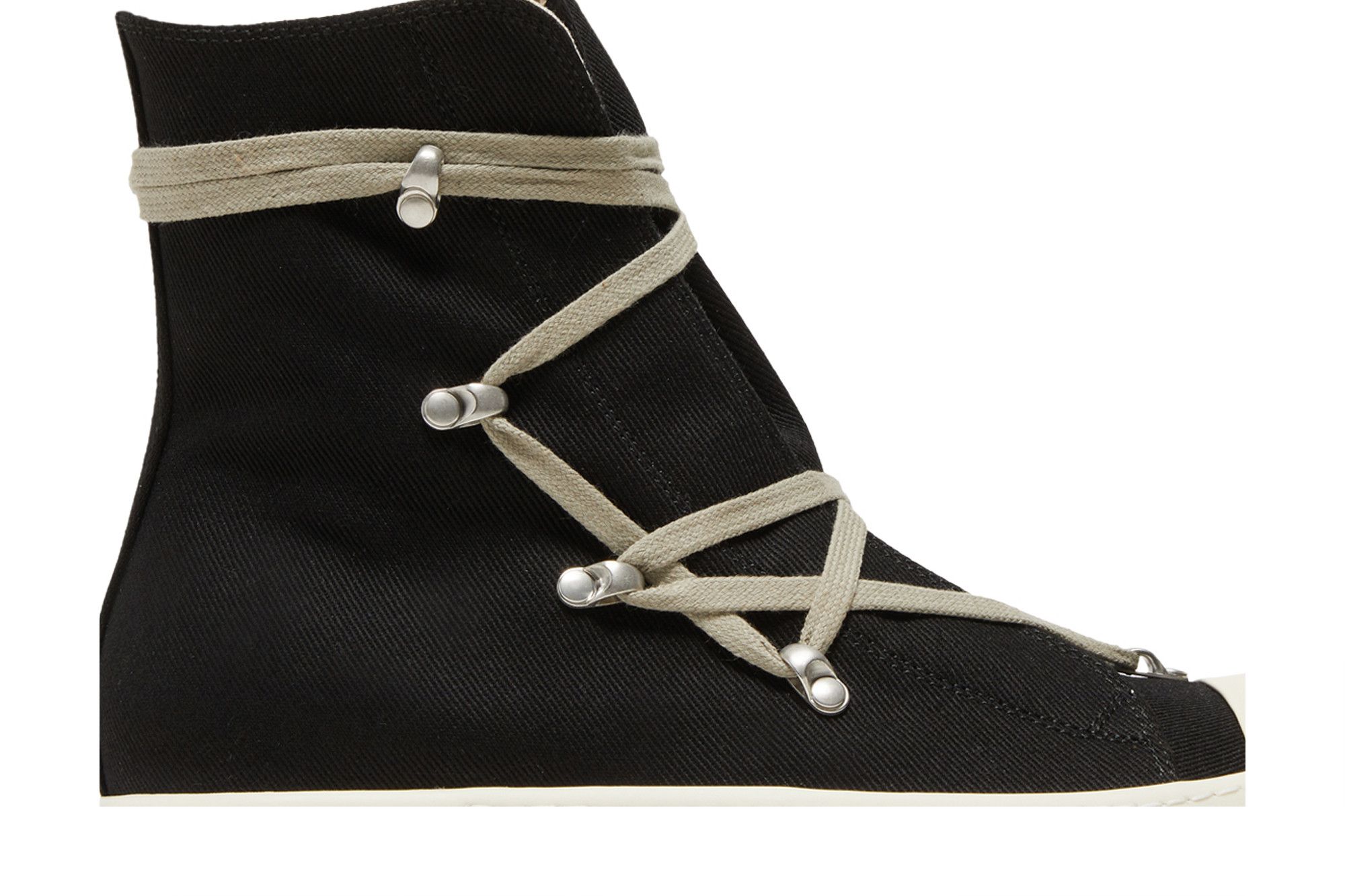 Buy Rick Owens DRKSHDW Strobe Cotton Denim Hexa High 'Black Buy Rick Owens DRKSHDW Strobe Cotton Denim Hexa High 'Black
