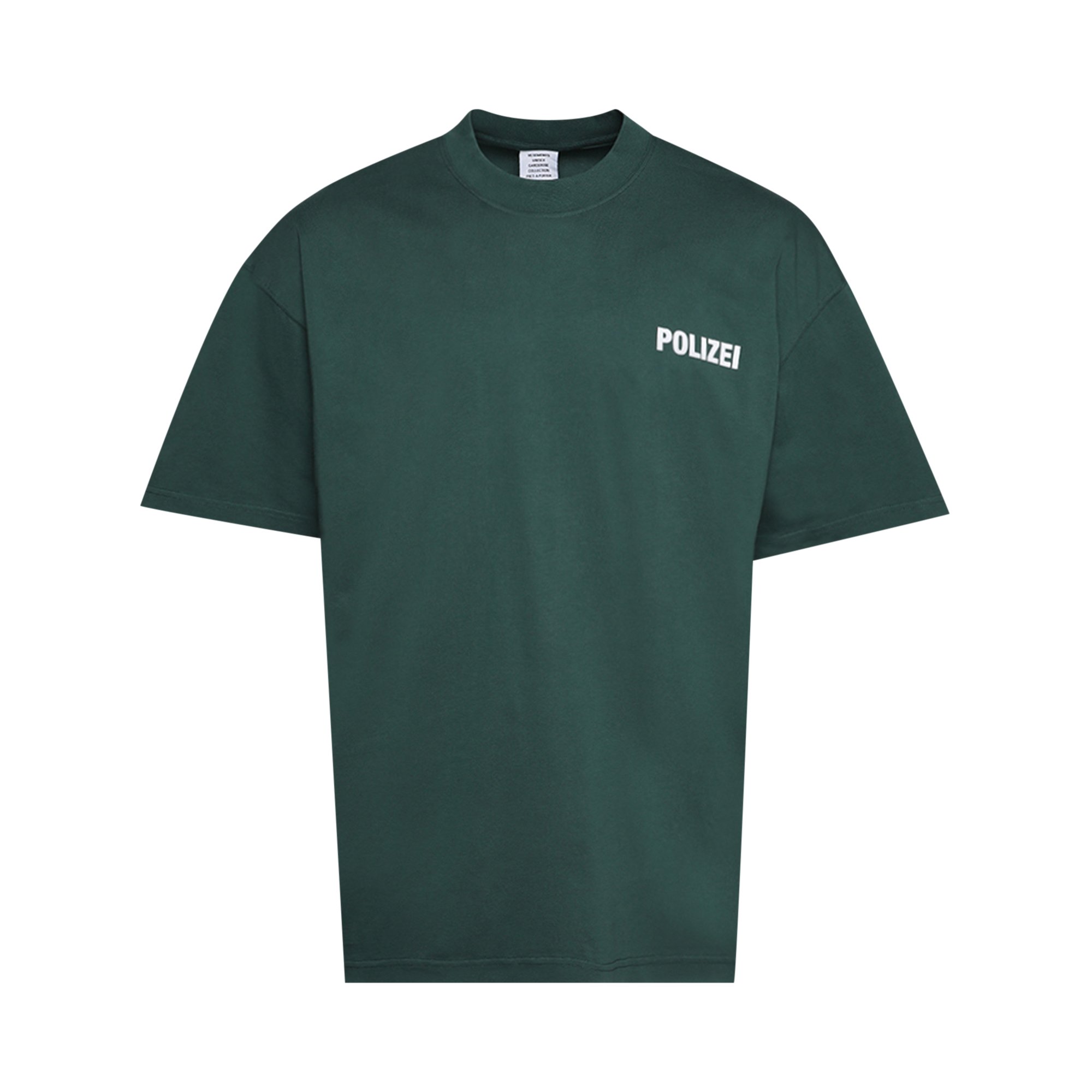 Buy Vetements Polizei T-Shirt 'Police Green' - UE63TR451G