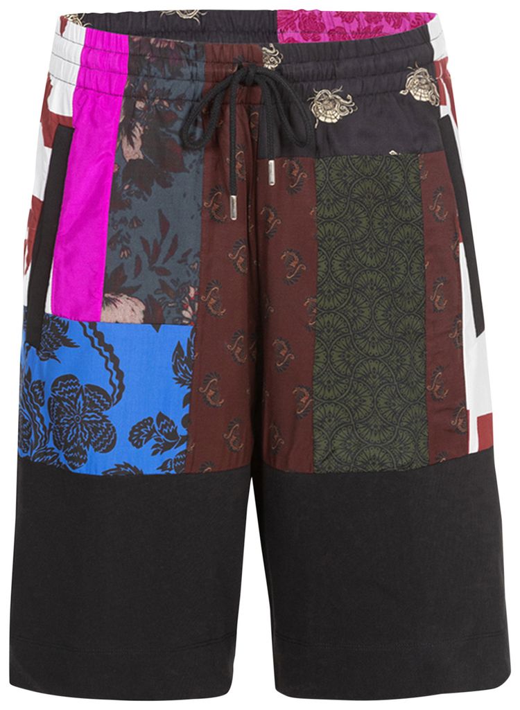 Dries Van Noten Herick Patch Pants Black