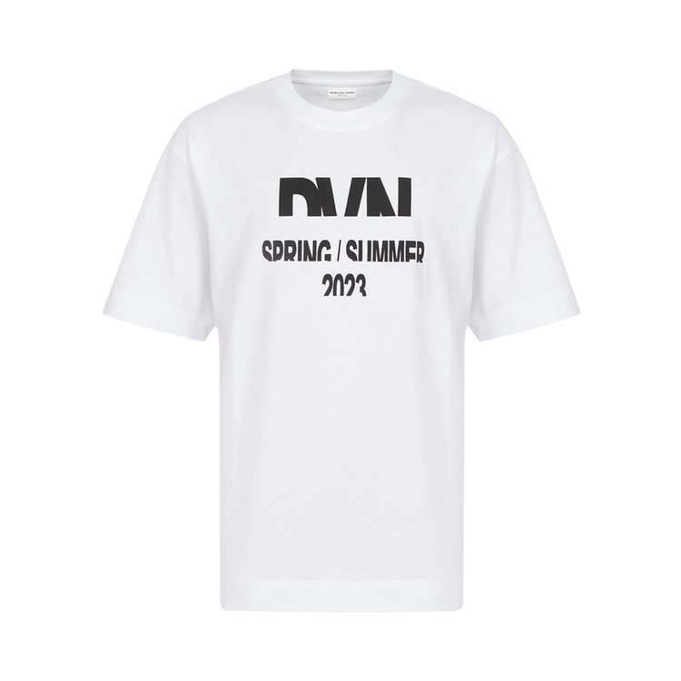 Dries Van Noten Heli Pr Show T-Shirt 'Whi'
