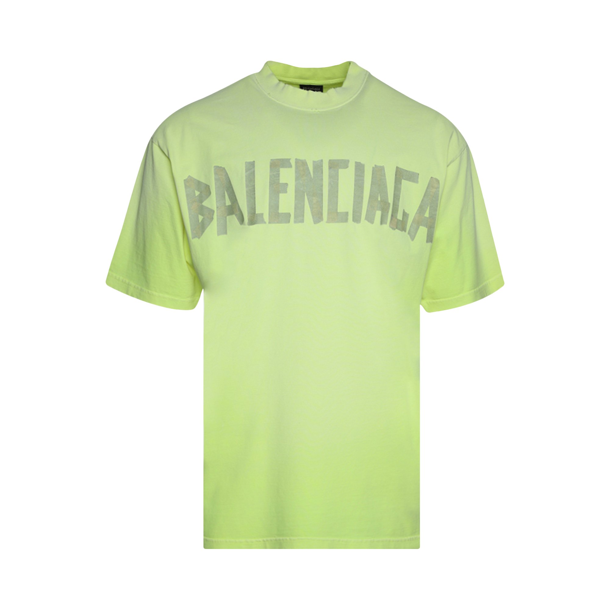 Buy Balenciaga Medium Fit T-Shirt 'Fluo Yellow' - 739784 TOVA9 ...
