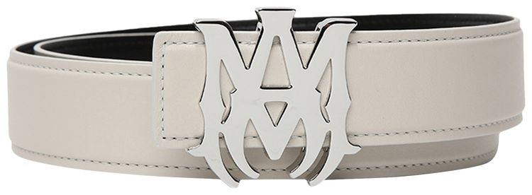 Amiri Nappa MA 4CM Belt Alabaster