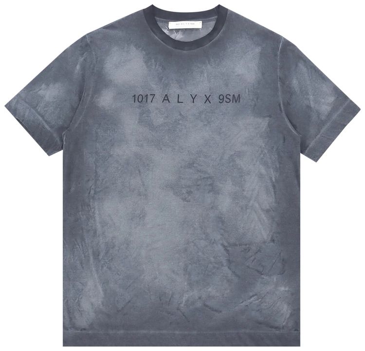 1017 ALYX 9SM Translucent Graphic T Shirt Black