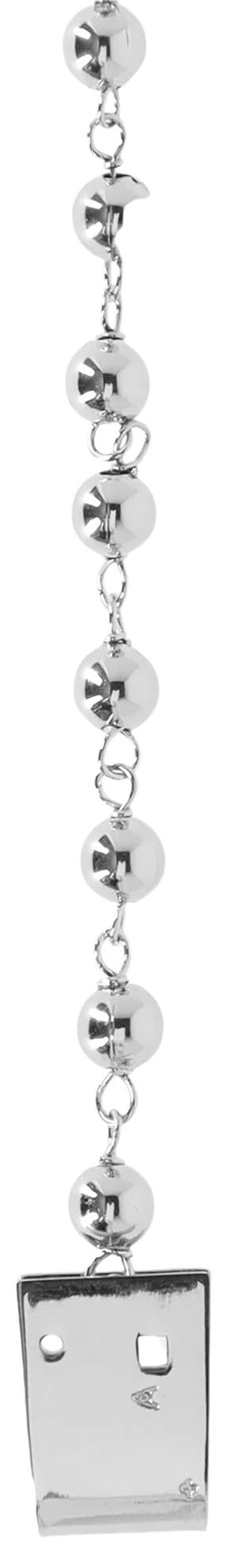 1017 ALYX 9SM Rosary Charm Necklace Silver