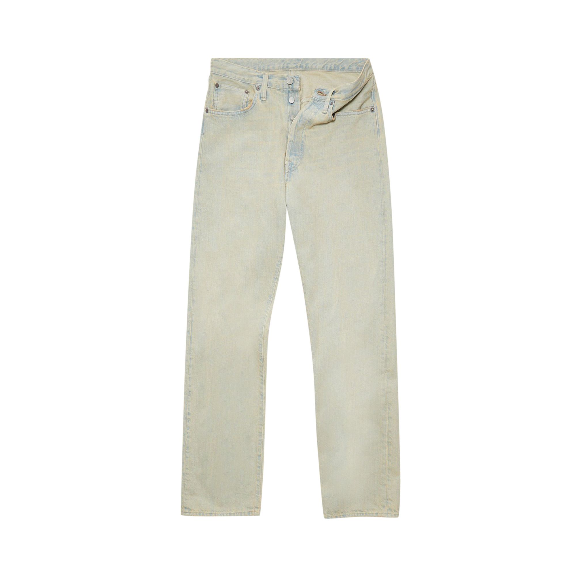 Size 34 Acne Studios 2003 Relaxed Fit Jeans Pale Yellow