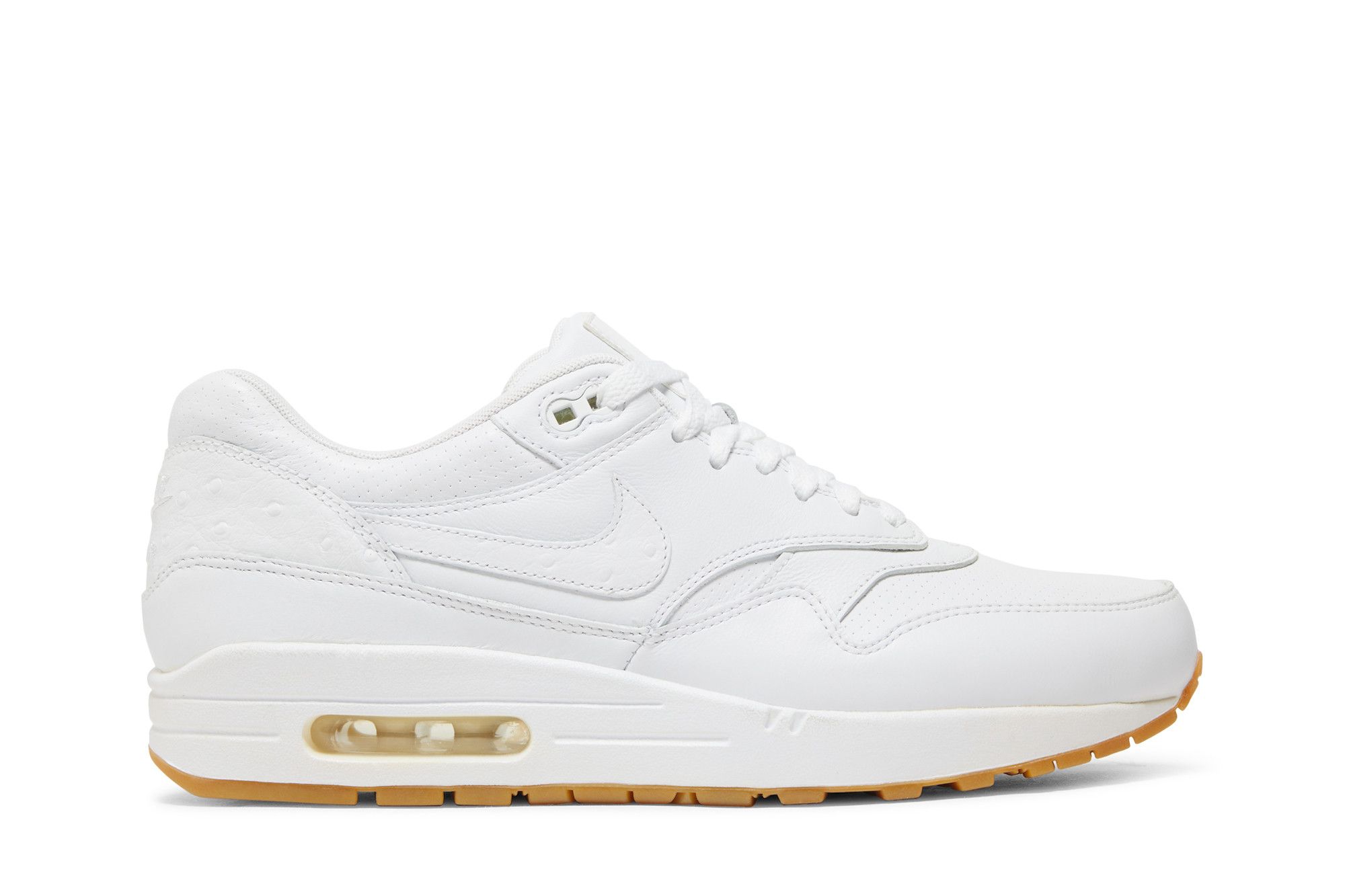 Air max clearance 1 white gum