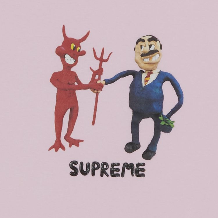Supreme Business Tee Light Pink