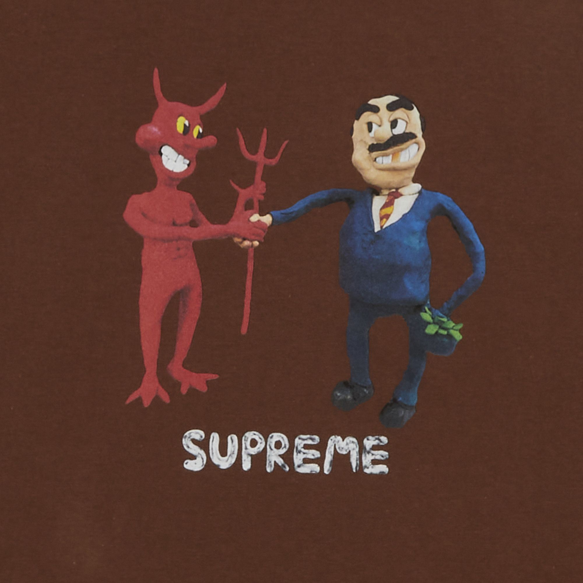 Buy Supreme Business Tee 'Brown' - SS23T61 BROWN | GOAT