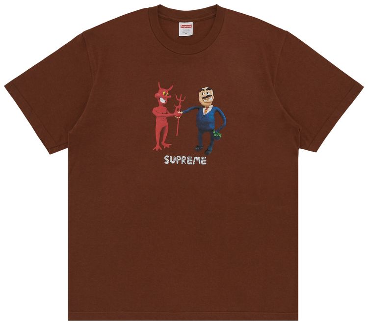 Supreme Business Tee Brown