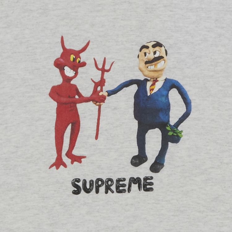Supreme Business Tee Ash Grey