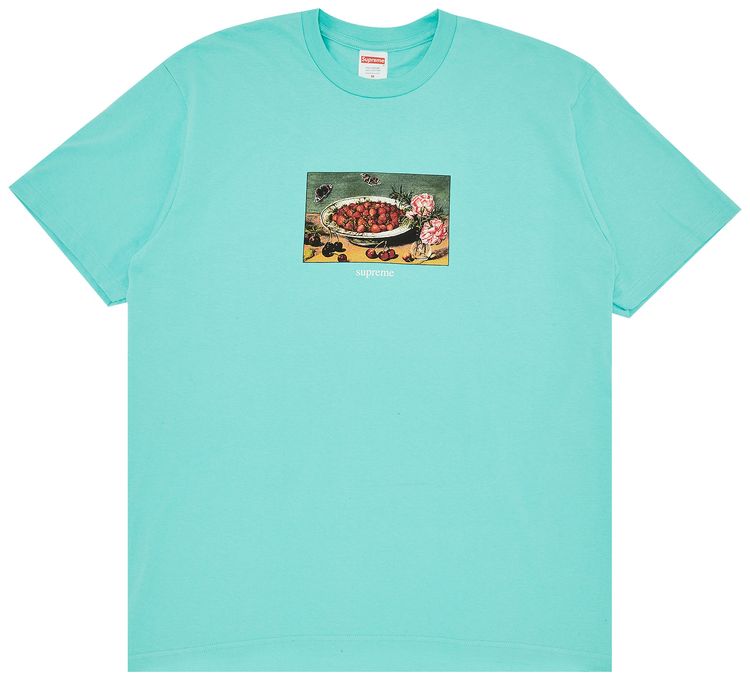 Supreme Strawberries Tee Teal