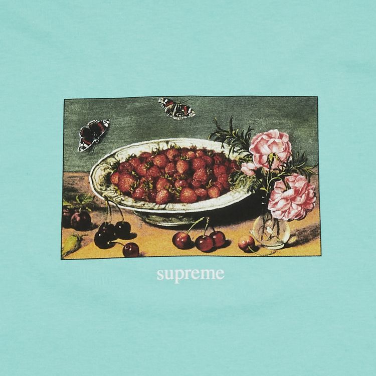 Supreme Strawberries Tee Teal