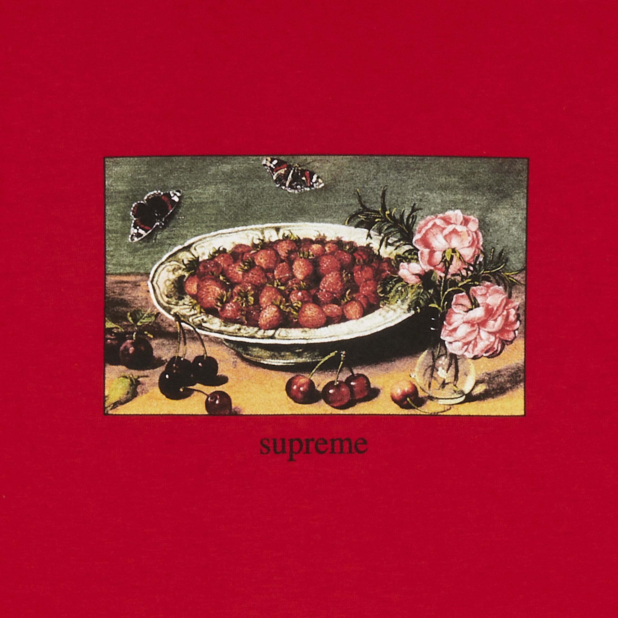 Supreme still life tee red store