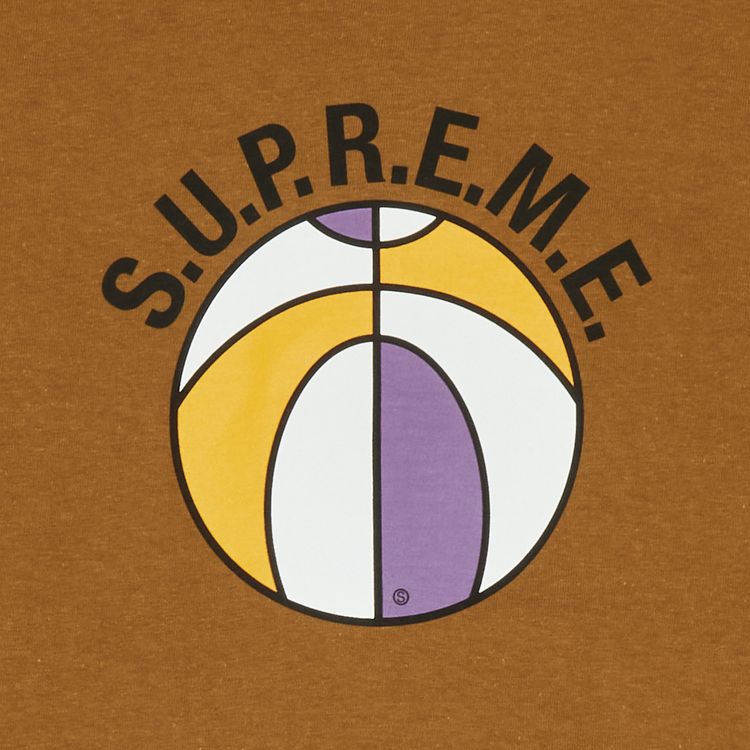 Supreme League Tee Light Brown