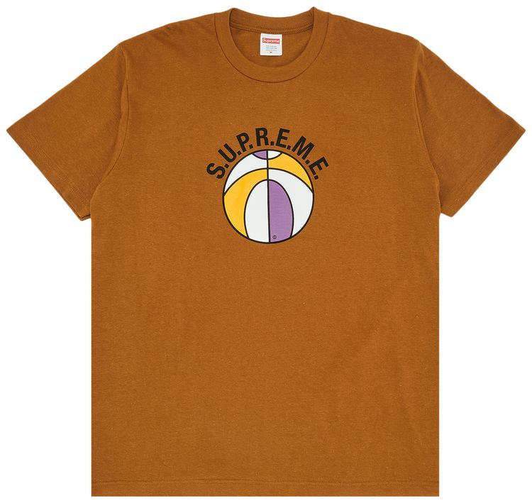 Supreme League Tee Light Brown