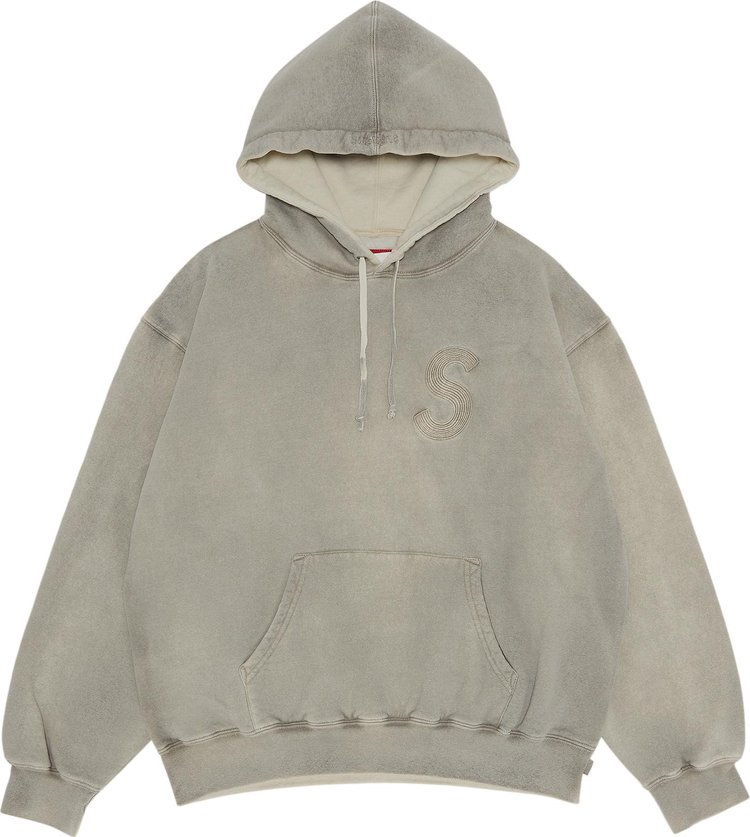 Buy Supreme Overdyed S Logo Hooded Sweatshirt 'Natural' - SS23SW39 ...