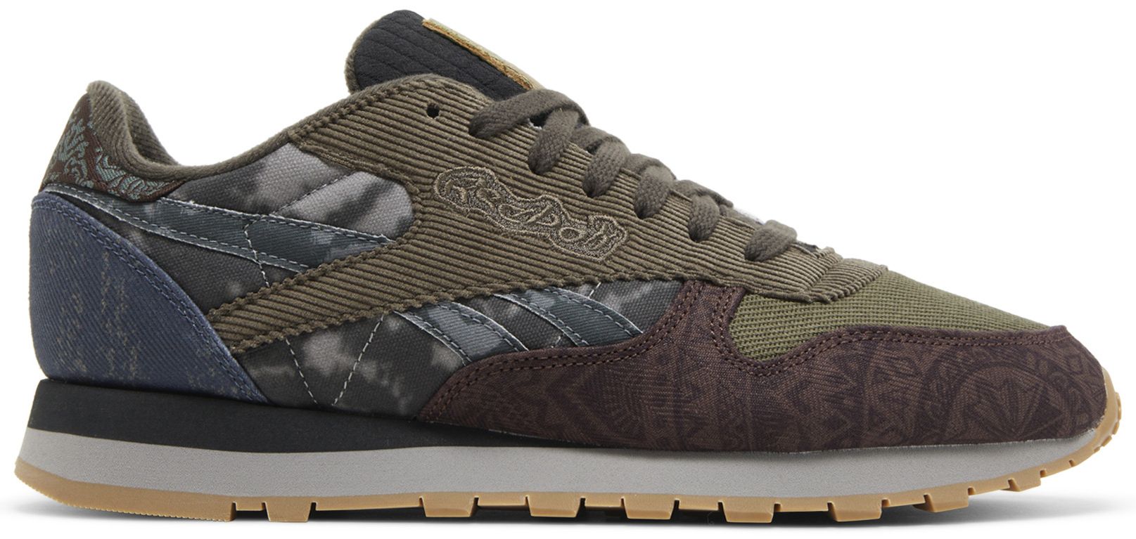 g74 leather sneaker with web
