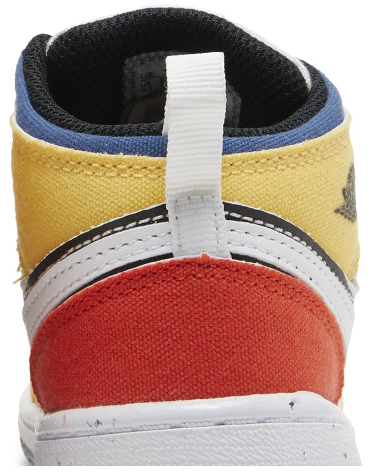 Air Jordan 1 Mid SE TD Multi Color Canvas