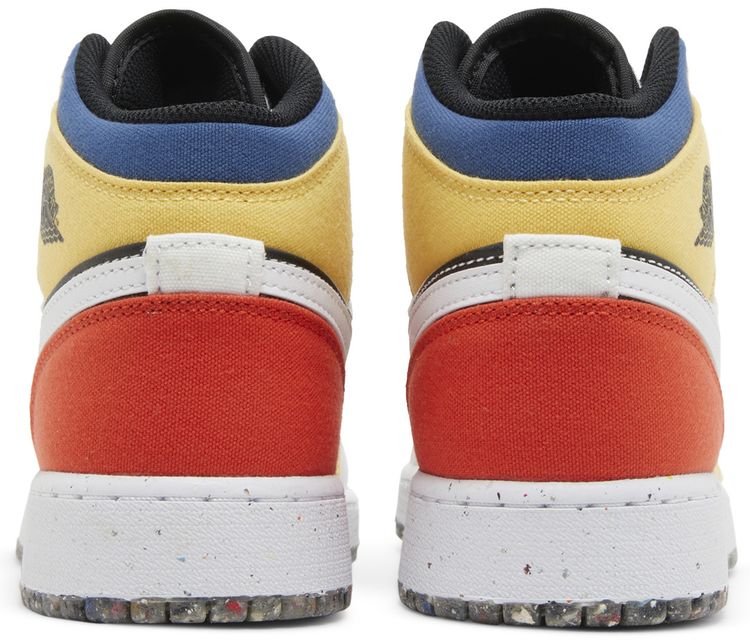 Air Jordan 1 Mid SE GS Multi Color Canvas