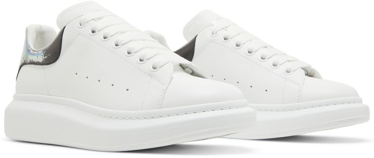 Alexander McQueen Oversized Sneaker White Silver