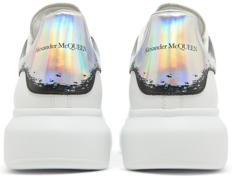 Alexander McQueen Oversized Sneaker White Silver