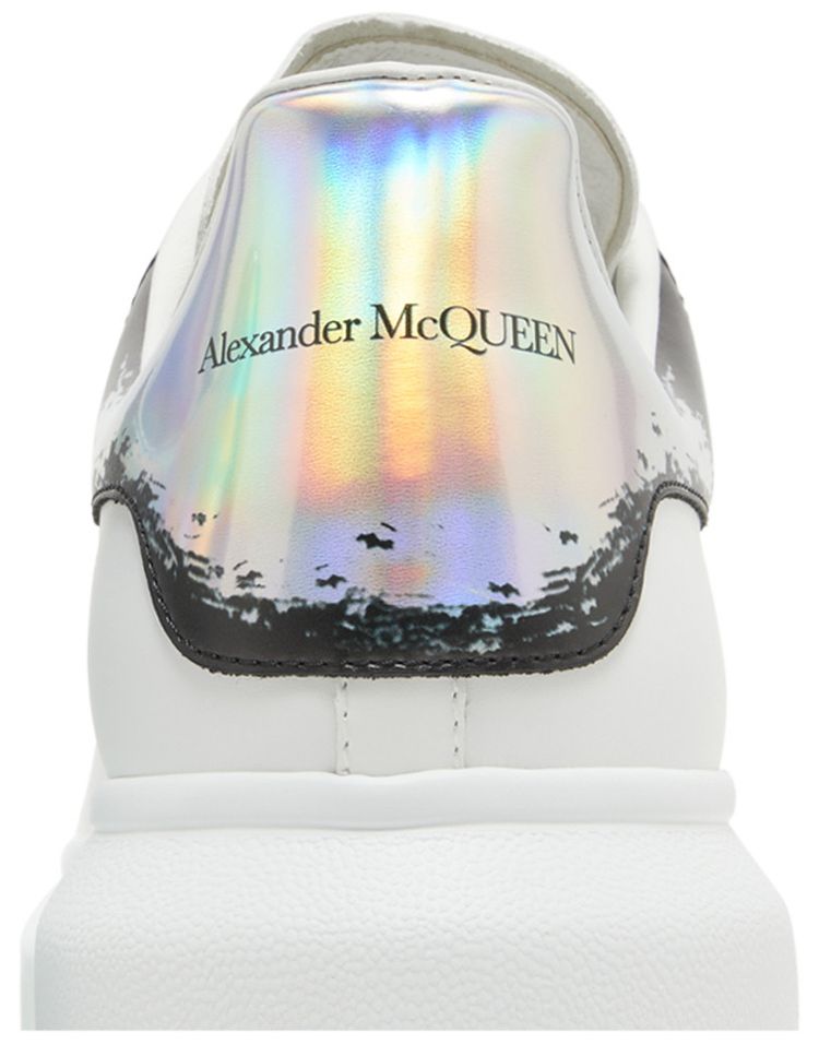 Alexander McQueen Oversized Sneaker White Silver