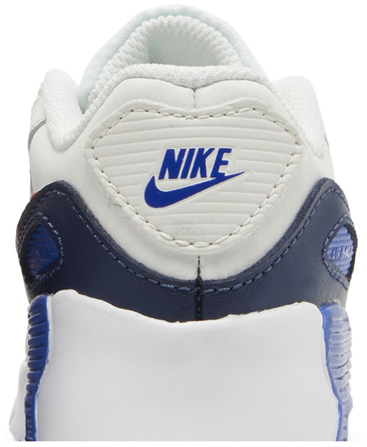 Nike Air Max 90 Leather TD White Midnight Navy