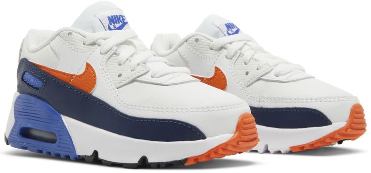 Nike Air Max 90 Leather TD White Midnight Navy