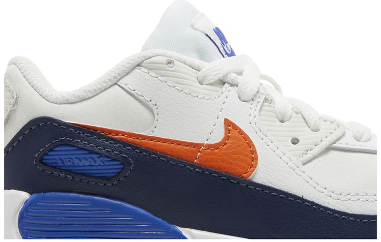 Nike Air Max 90 Leather TD White Midnight Navy