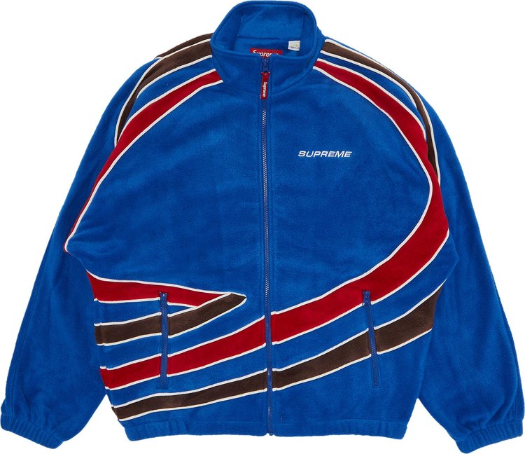 Supreme Racing Fleece Jacket 'Blue'