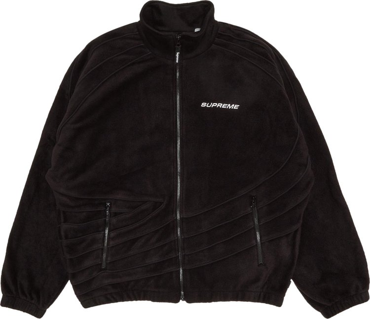 Buy Supreme Racing Fleece Jacket 'Black' - SS23J59 BLACK | GOAT