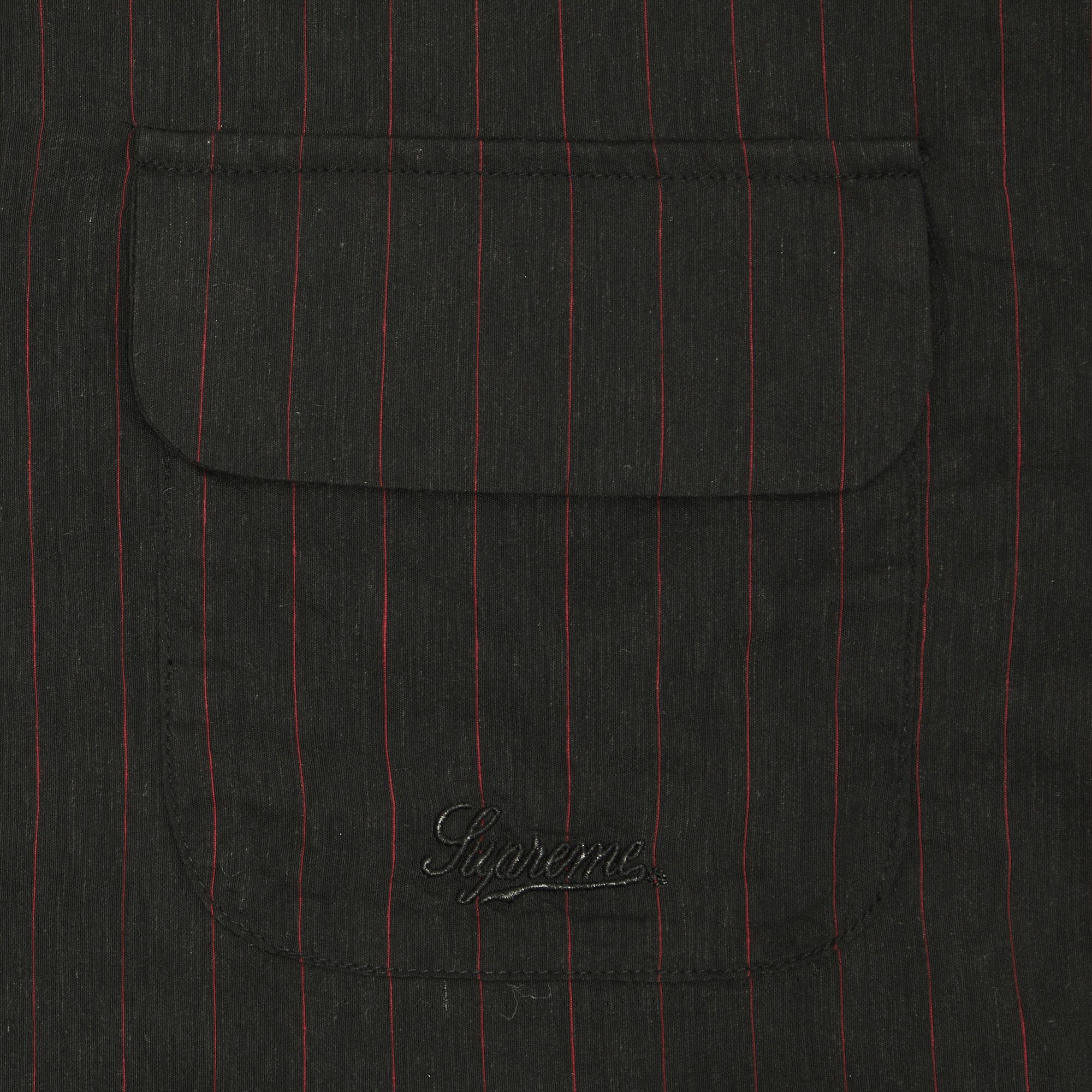 トップス Supreme Pinstripe Linen Shirt Buy Supreme Pinstripe Linen Shirt 'Black' - SS23S39 BLACK