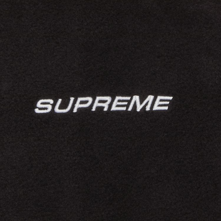 Supreme Racing Fleece Jacket Black